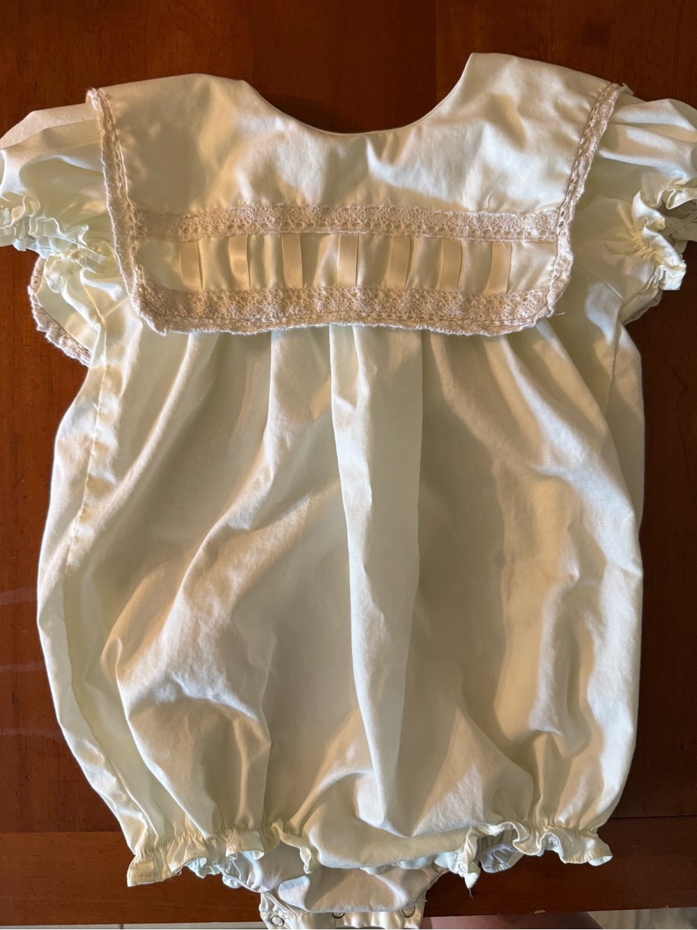 Saving grace smocks heirloom bubble yellow 3T
